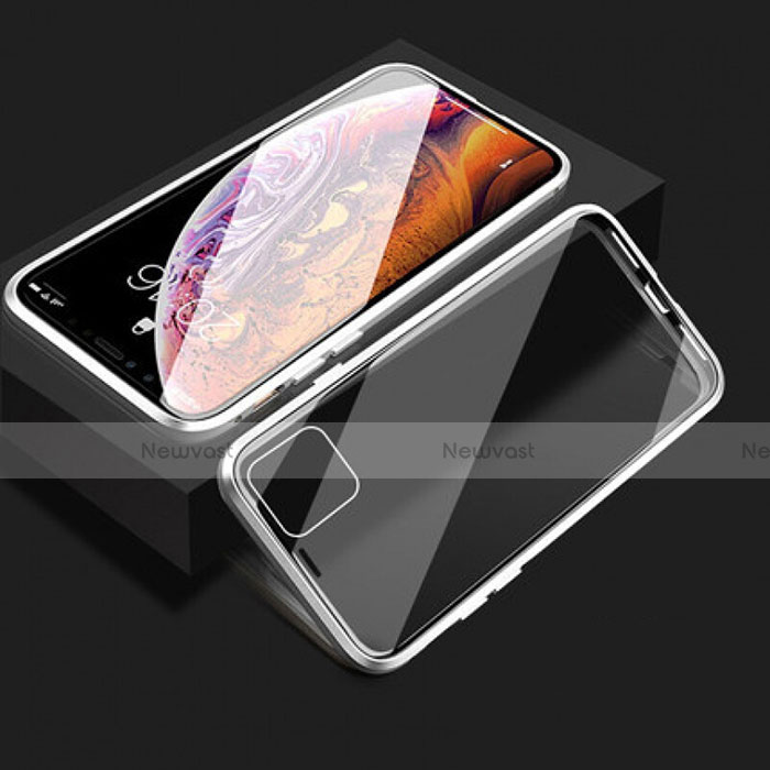 Luxury Aluminum Metal Frame Mirror Cover Case 360 Degrees T08 for Apple iPhone 11