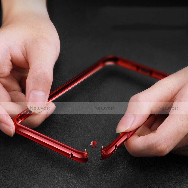 Luxury Aluminum Metal Frame Mirror Cover Case 360 Degrees T08 for Apple iPhone 11 Pro