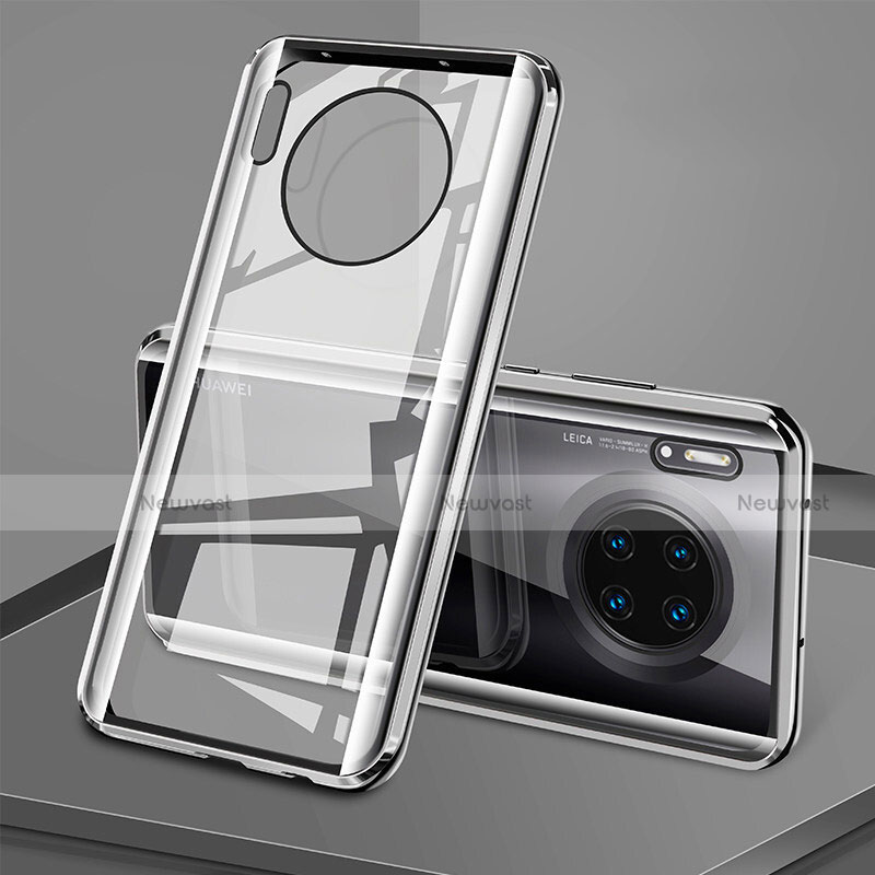 Luxury Aluminum Metal Frame Mirror Cover Case 360 Degrees T08 for Huawei Mate 30
