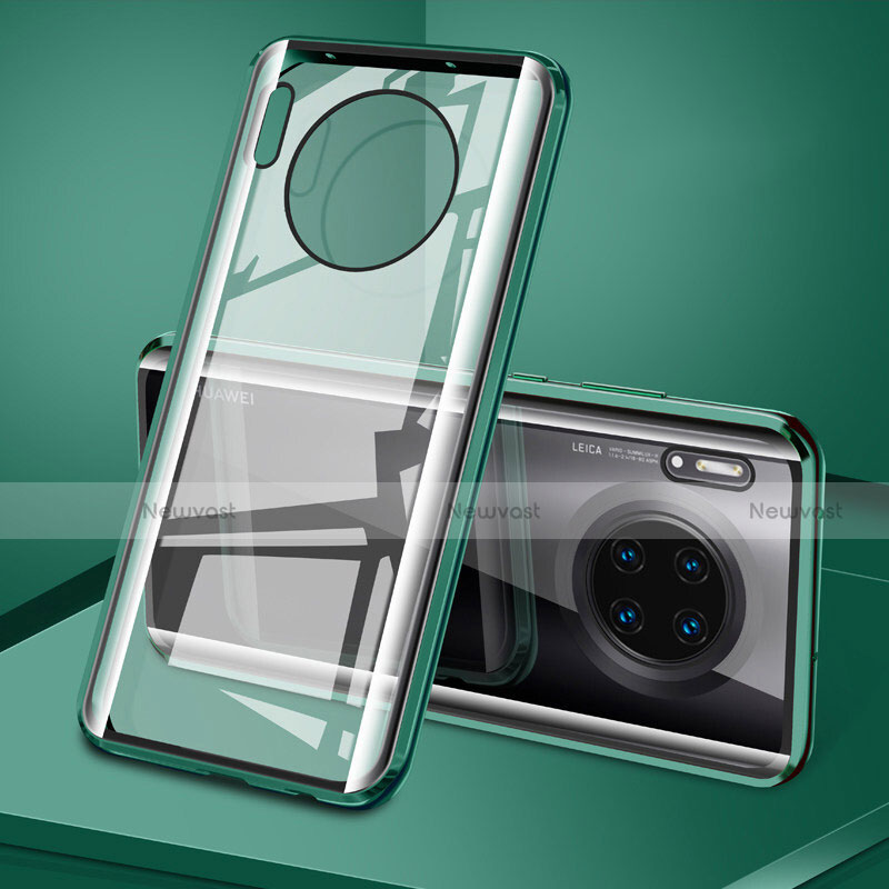 Luxury Aluminum Metal Frame Mirror Cover Case 360 Degrees T08 for Huawei Mate 30 5G
