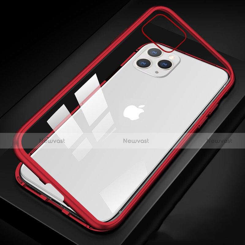 Luxury Aluminum Metal Frame Mirror Cover Case 360 Degrees T09 for Apple iPhone 11 Pro