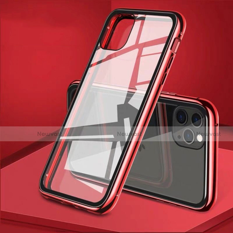 Luxury Aluminum Metal Frame Mirror Cover Case 360 Degrees T10 for Apple iPhone 11 Pro Max