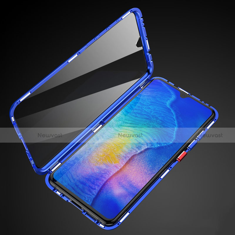 Luxury Aluminum Metal Frame Mirror Cover Case 360 Degrees T10 for Huawei Mate 20