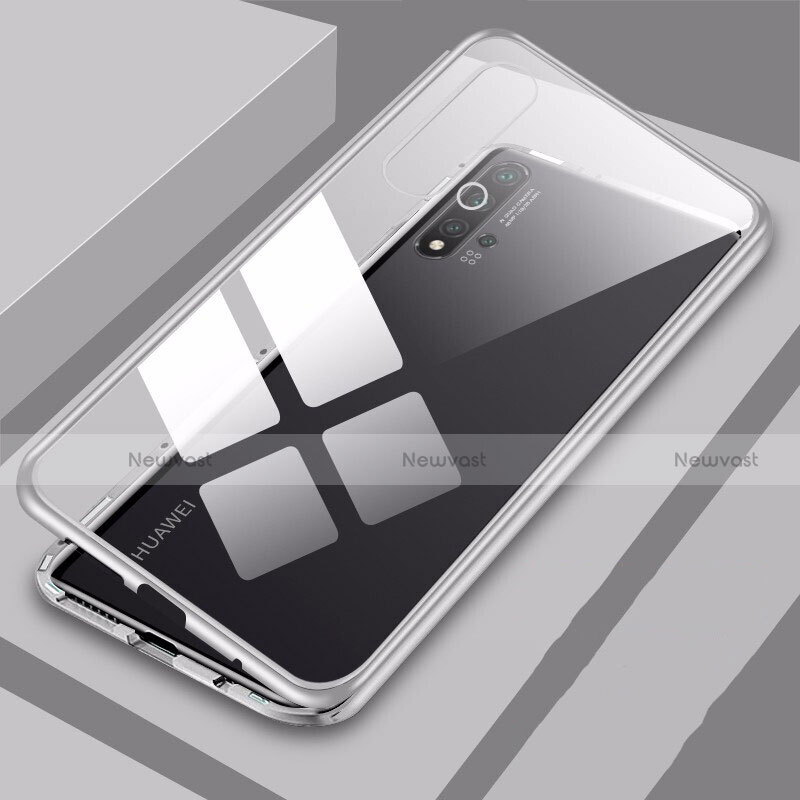Luxury Aluminum Metal Frame Mirror Cover Case 360 Degrees T10 for Huawei Nova 5