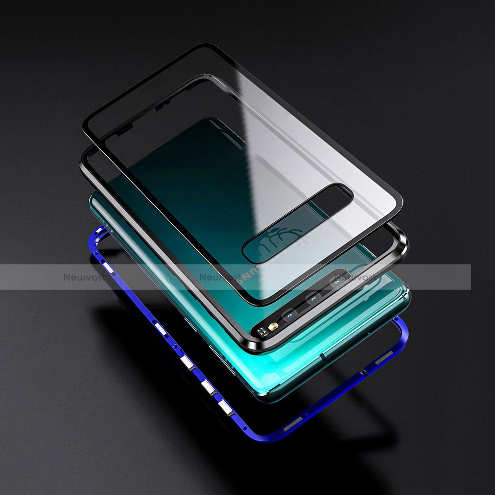Luxury Aluminum Metal Frame Mirror Cover Case A01 for Samsung Galaxy S10 Plus