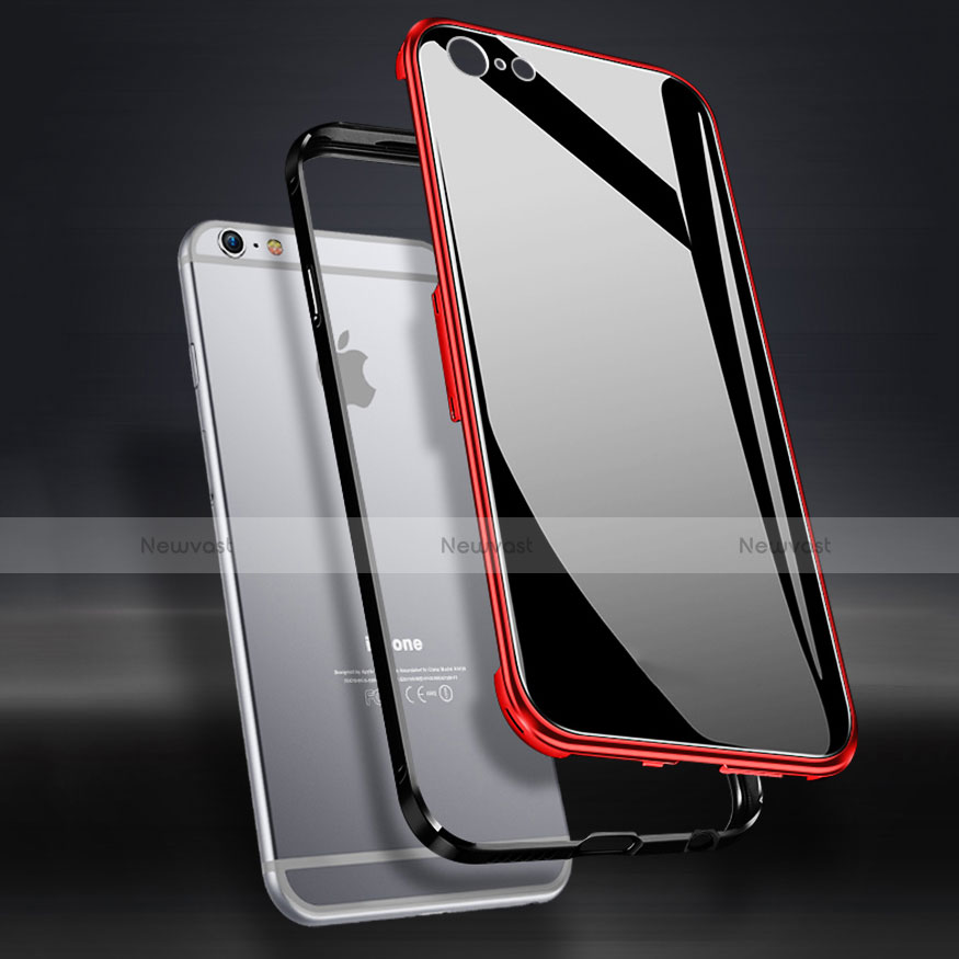 Luxury Aluminum Metal Frame Mirror Cover Case for Apple iPhone 6S Plus