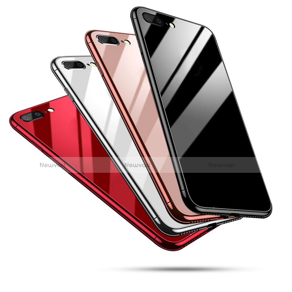 Luxury Aluminum Metal Frame Mirror Cover Case for Apple iPhone 8 Plus