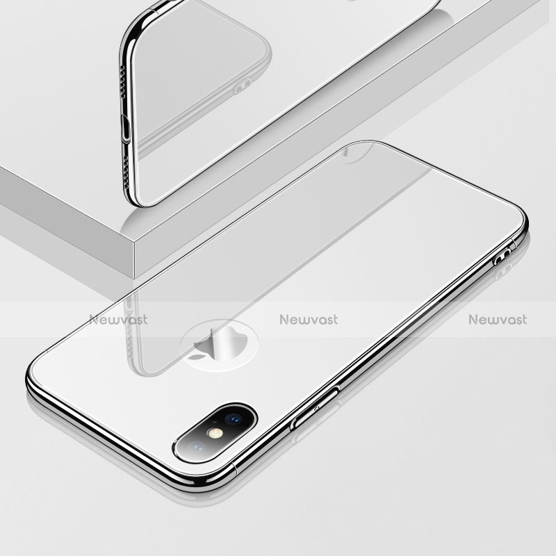 Luxury Aluminum Metal Frame Mirror Cover Case for Apple iPhone Xs Max