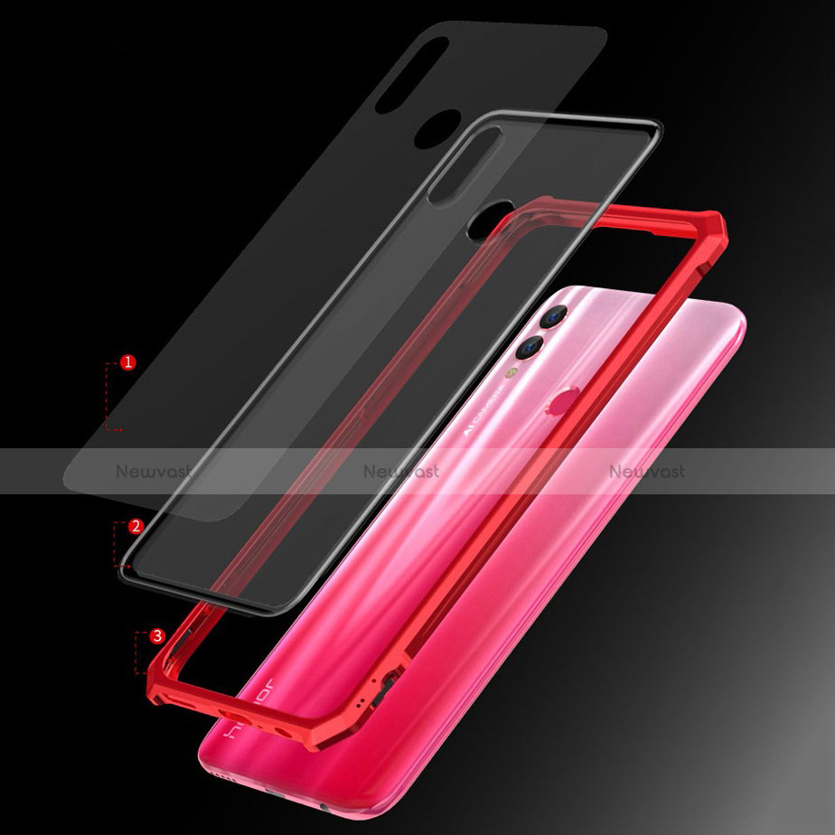 Luxury Aluminum Metal Frame Mirror Cover Case for Huawei Honor 10 Lite