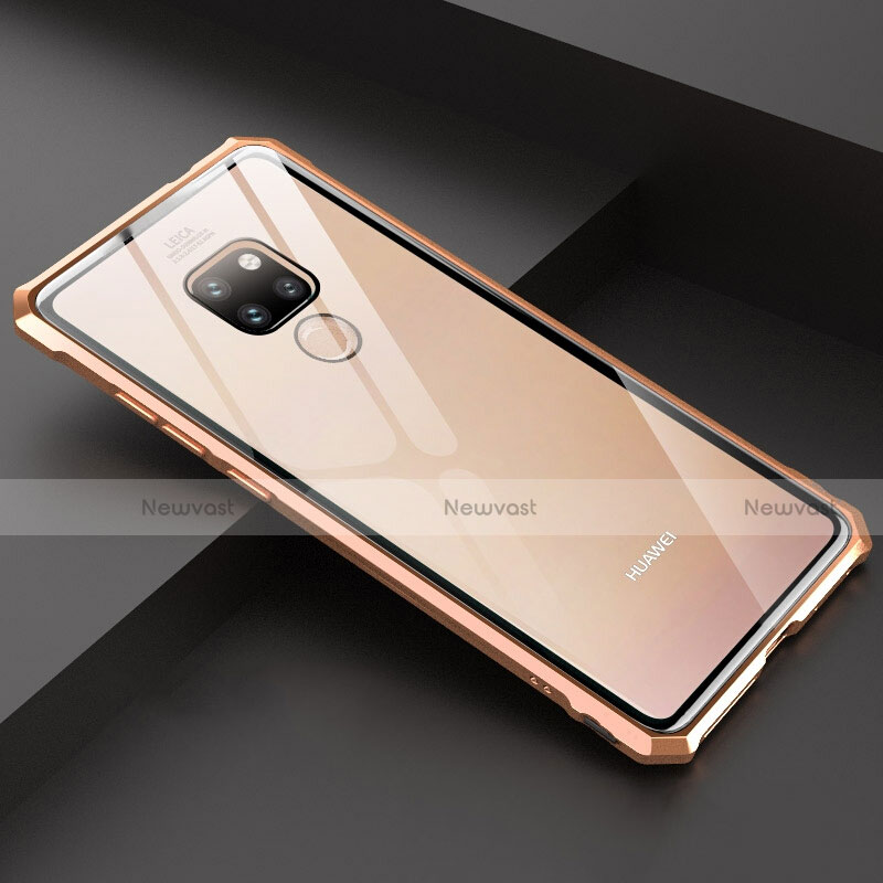 Luxury Aluminum Metal Frame Mirror Cover Case for Huawei Mate 20