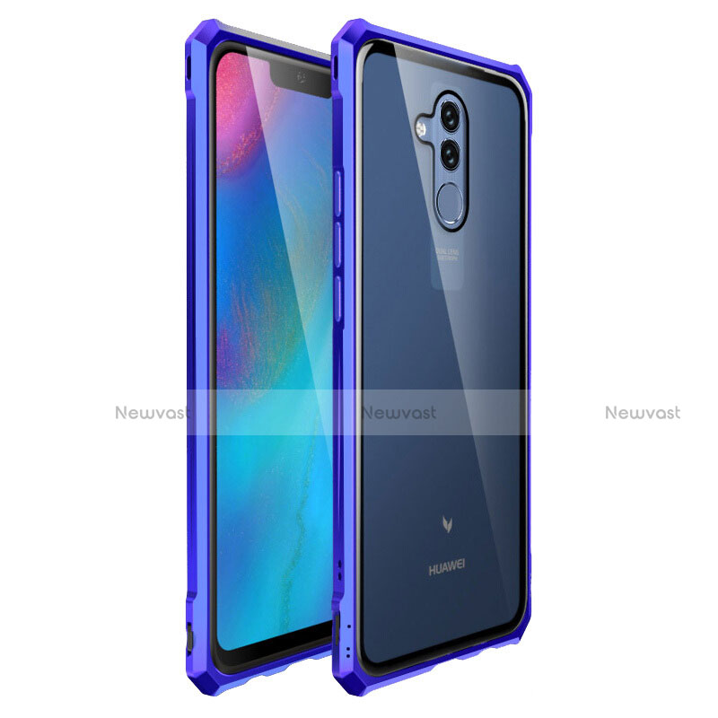 Luxury Aluminum Metal Frame Mirror Cover Case for Huawei Mate 20 Lite