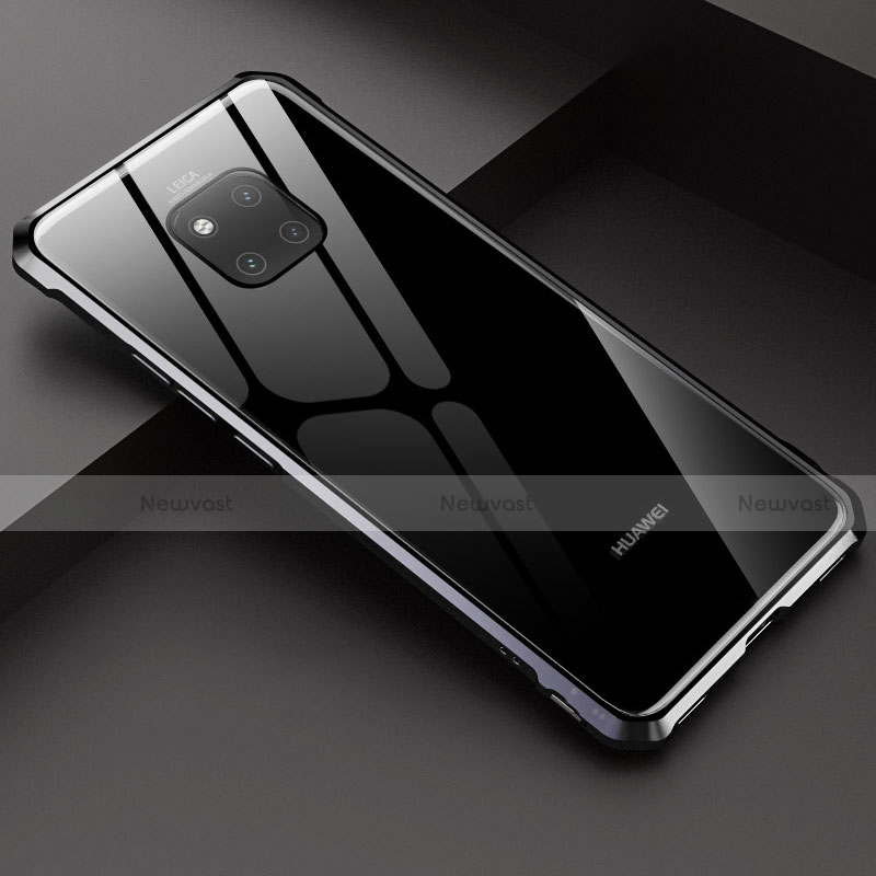 Luxury Aluminum Metal Frame Mirror Cover Case for Huawei Mate 20 Pro