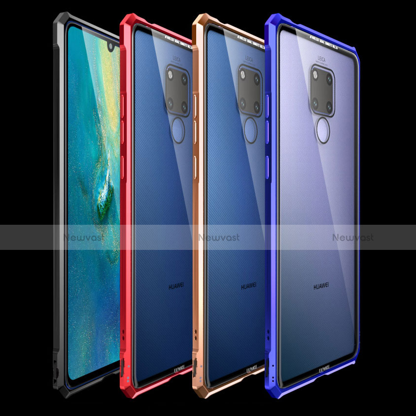 Luxury Aluminum Metal Frame Mirror Cover Case for Huawei Mate 20 X 5G