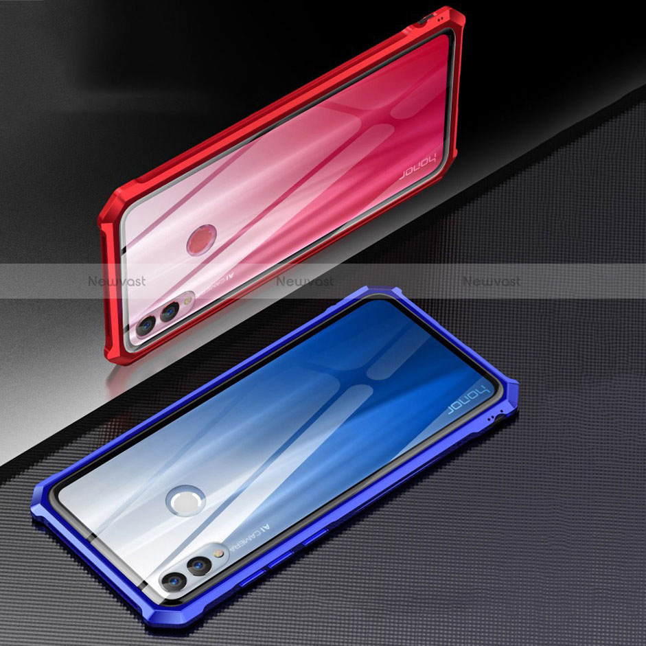 Luxury Aluminum Metal Frame Mirror Cover Case for Huawei P Smart (2019)