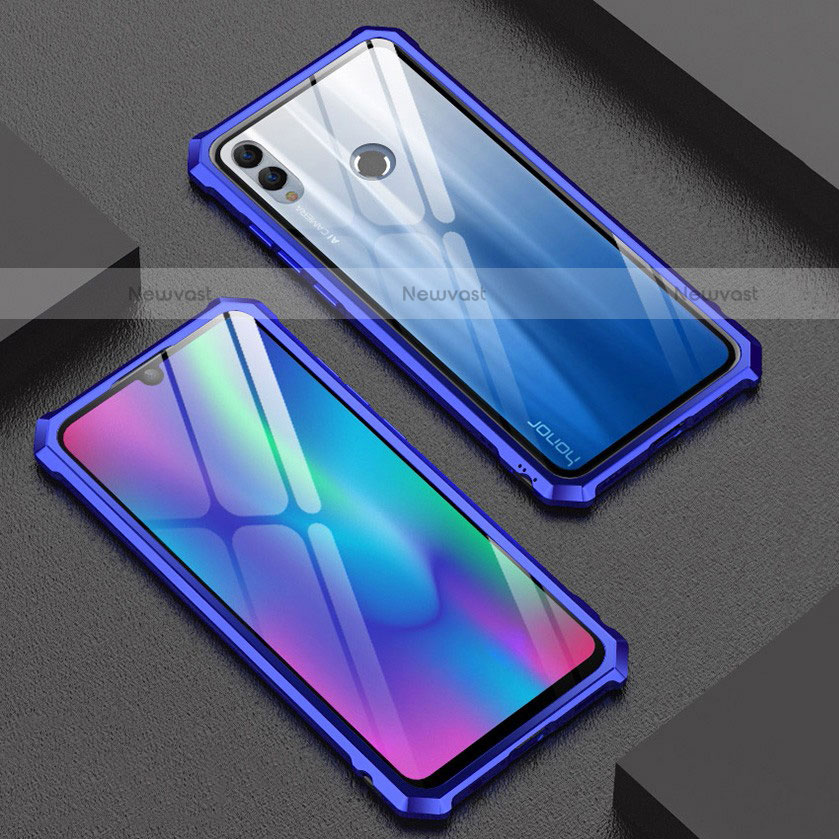 Luxury Aluminum Metal Frame Mirror Cover Case for Huawei P Smart (2019)
