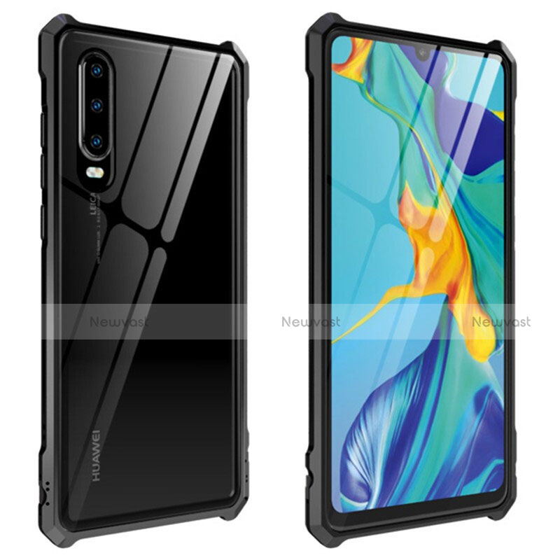 Luxury Aluminum Metal Frame Mirror Cover Case for Huawei P30