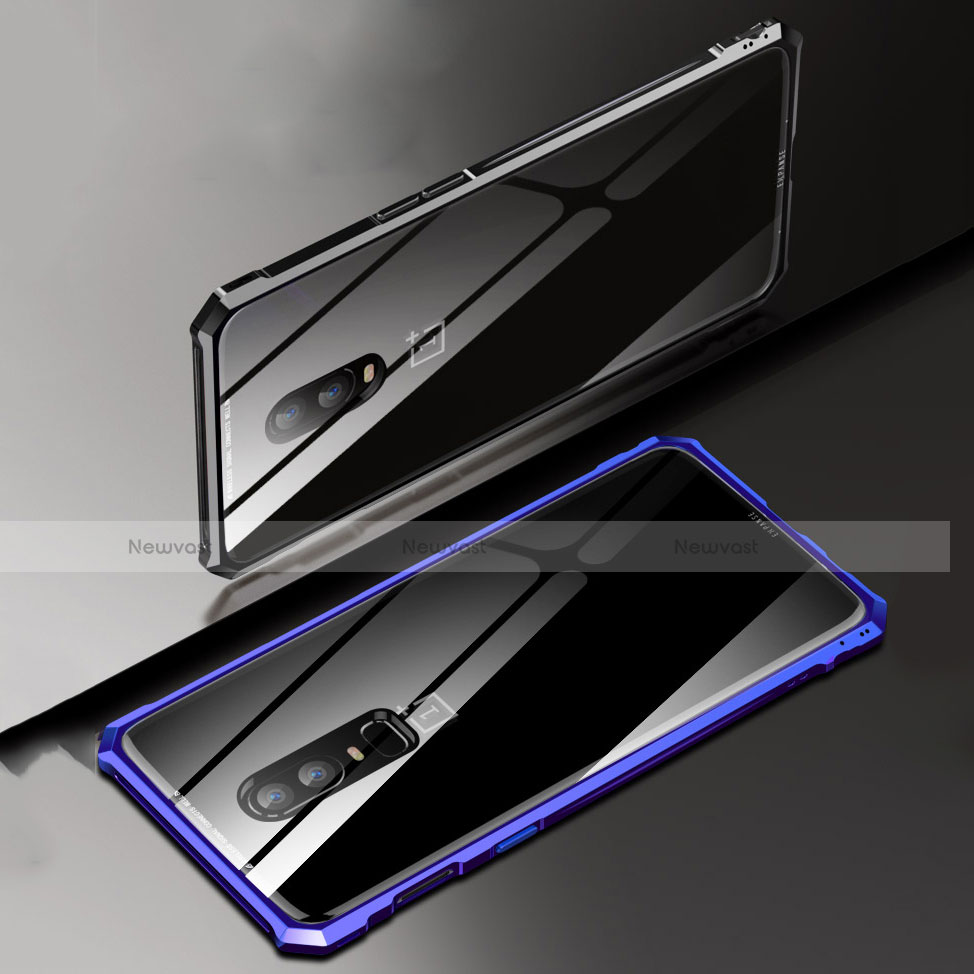Luxury Aluminum Metal Frame Mirror Cover Case for OnePlus 6T