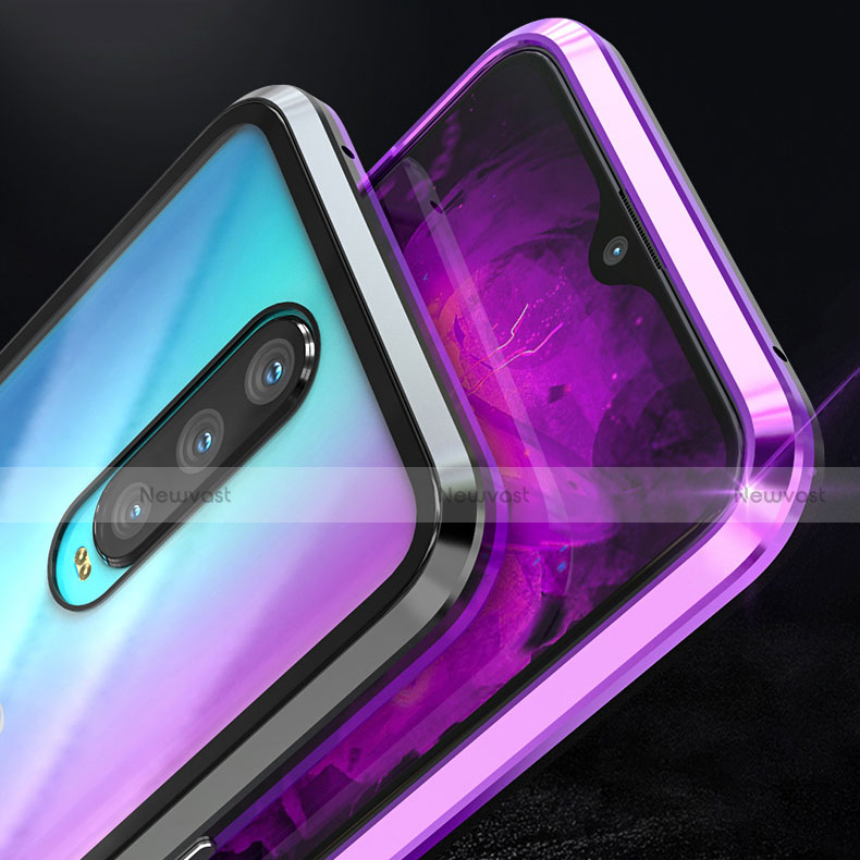 Luxury Aluminum Metal Frame Mirror Cover Case for Oppo RX17 Pro