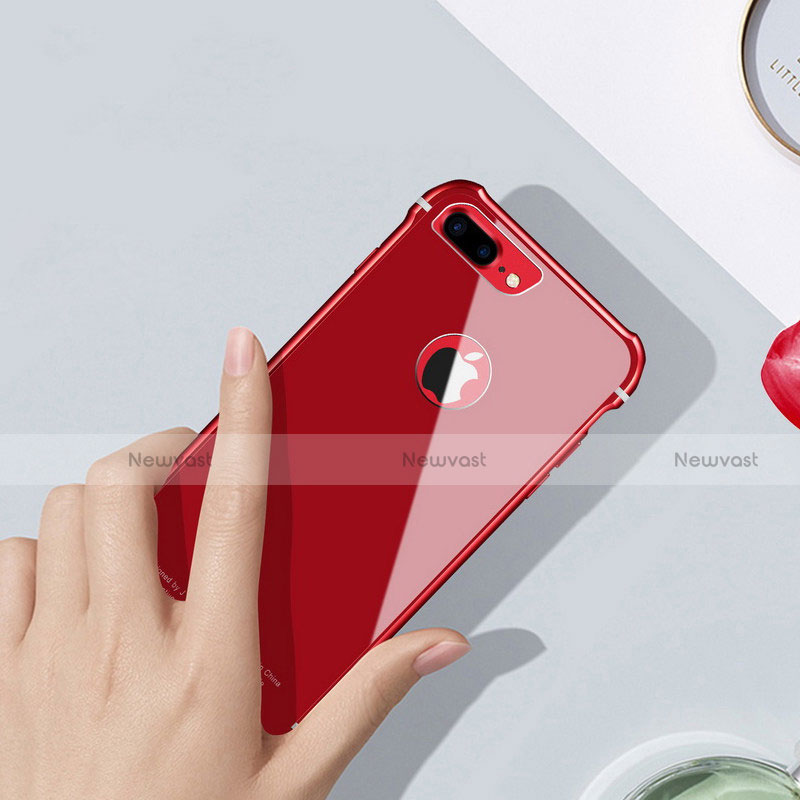 Luxury Aluminum Metal Frame Mirror Cover Case M01 for Apple iPhone 8 Plus