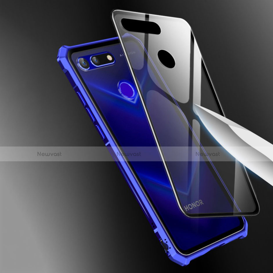 Luxury Aluminum Metal Frame Mirror Cover Case M01 for Huawei Honor V20