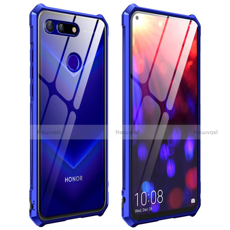 Luxury Aluminum Metal Frame Mirror Cover Case M01 for Huawei Honor View 20