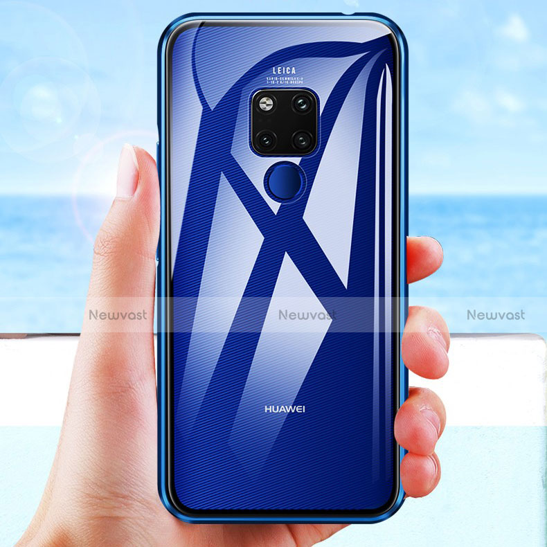 Luxury Aluminum Metal Frame Mirror Cover Case M01 for Huawei Mate 20