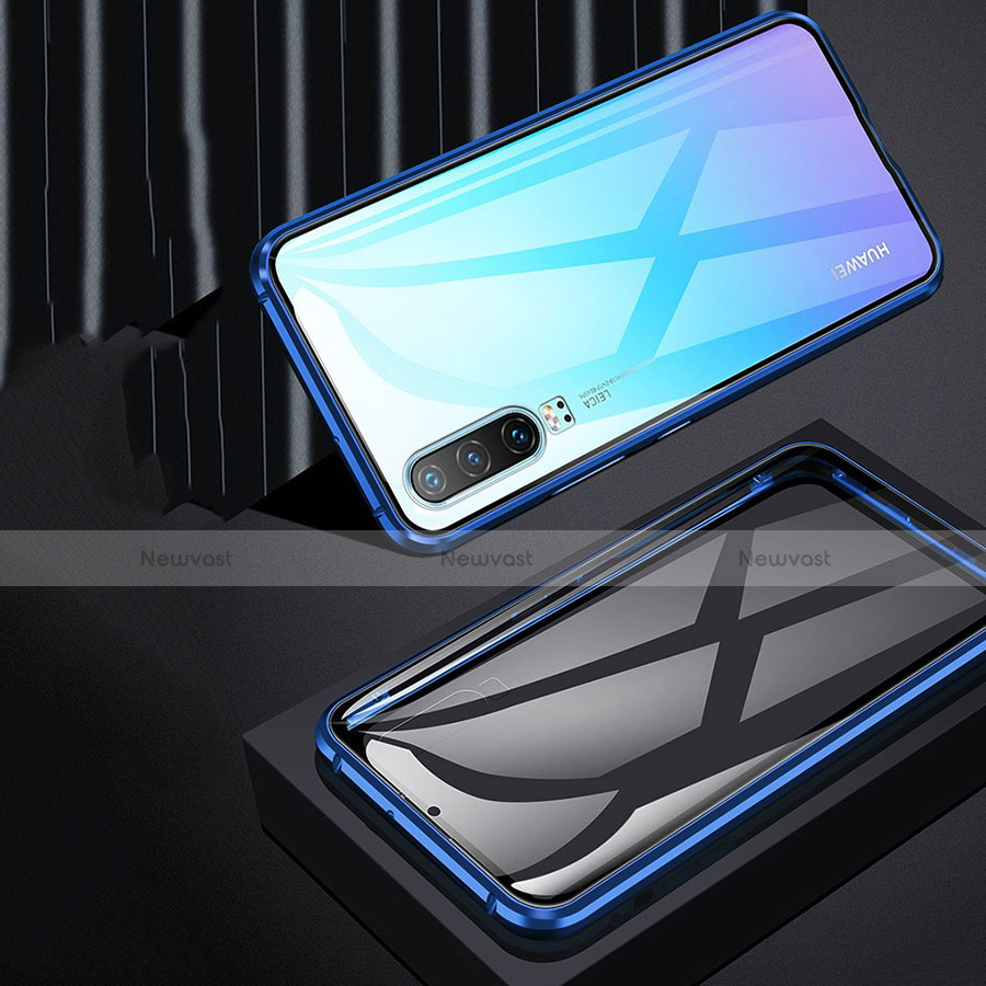 Luxury Aluminum Metal Frame Mirror Cover Case M02 for Huawei P30