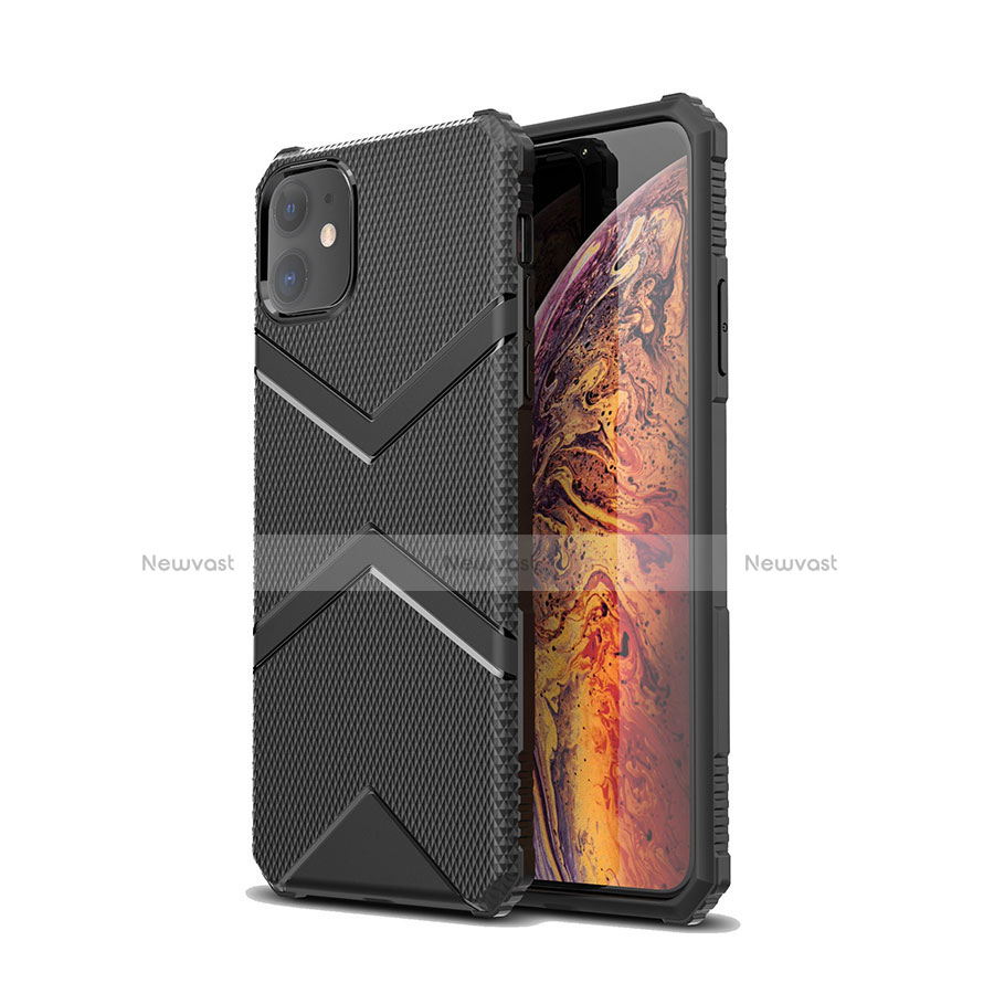 Luxury Carbon Fiber Twill Soft Case C01 for Apple iPhone 11 Black