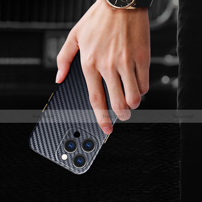 Luxury Carbon Fiber Twill Soft Case C01 for Apple iPhone 13 Pro