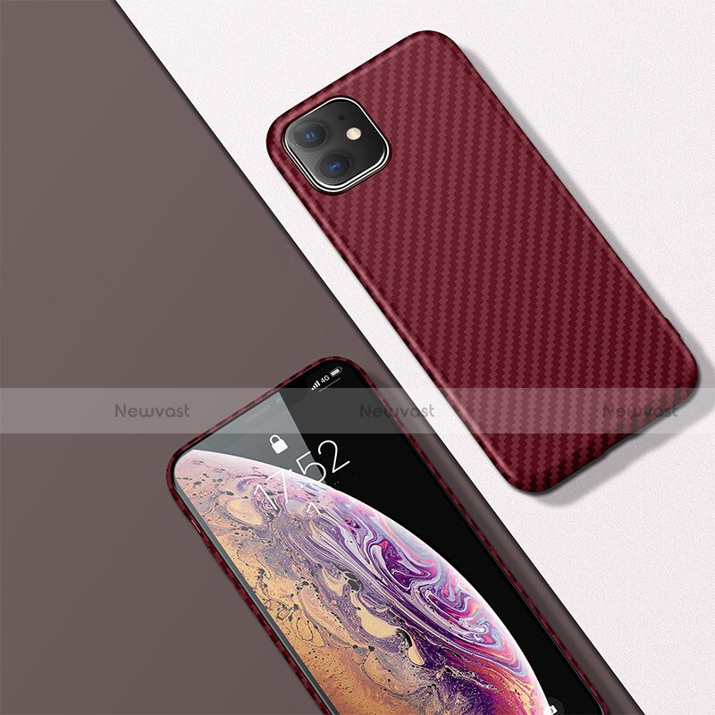 Luxury Carbon Fiber Twill Soft Case Cover for Apple iPhone 11