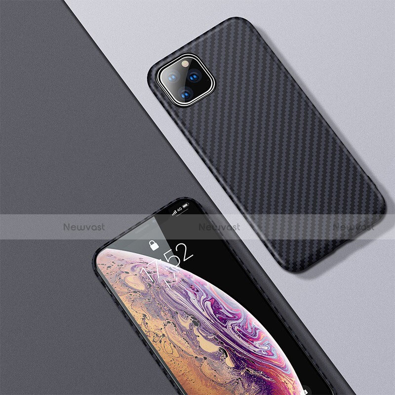 Luxury Carbon Fiber Twill Soft Case Cover for Apple iPhone 11 Pro