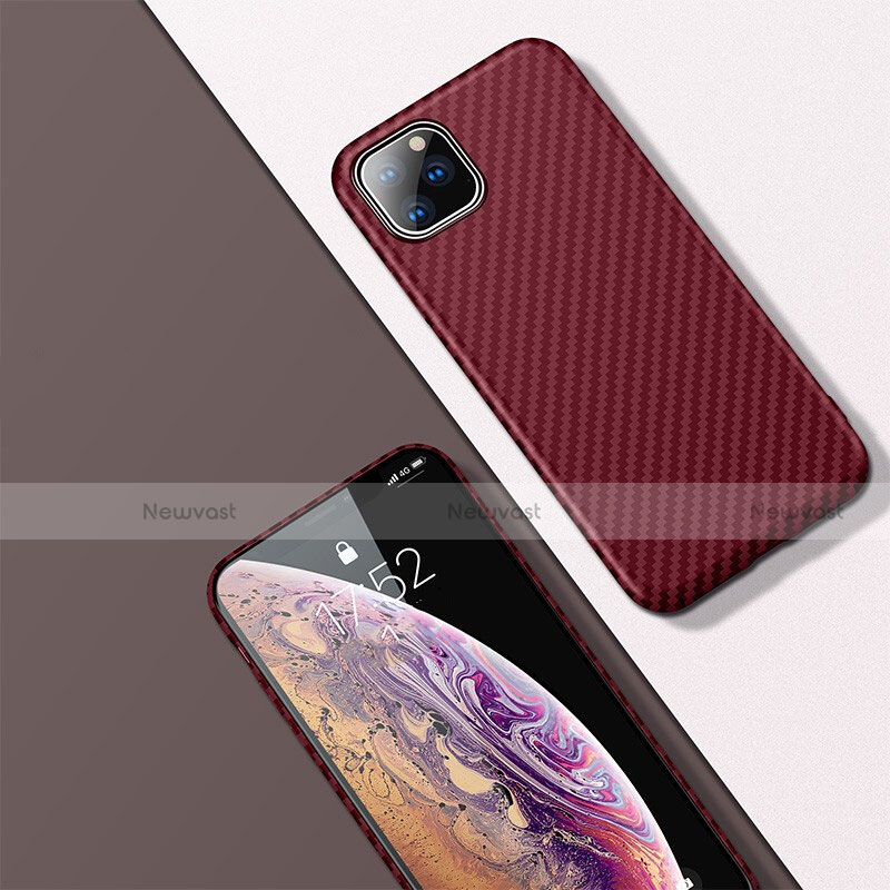 Luxury Carbon Fiber Twill Soft Case Cover for Apple iPhone 11 Pro Max