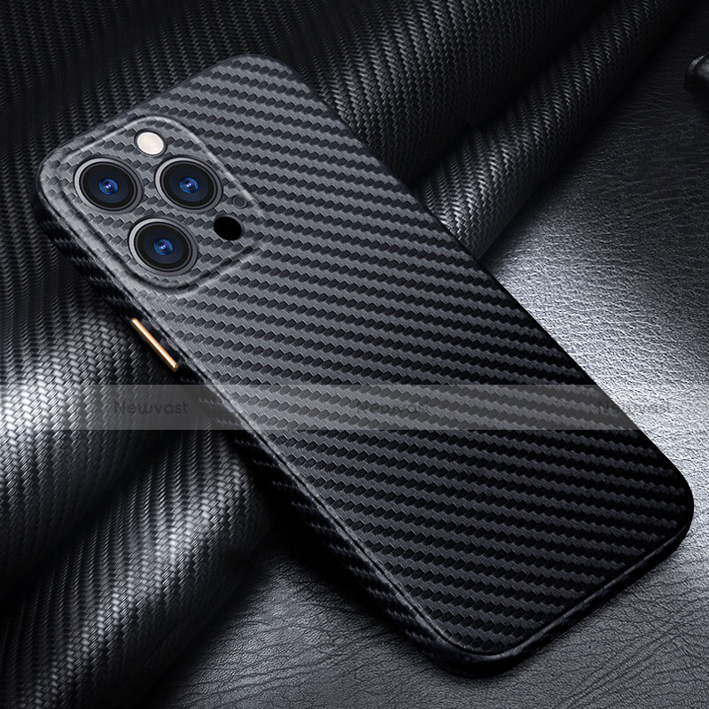 Luxury Carbon Fiber Twill Soft Case Cover for Apple iPhone 13 Pro Max