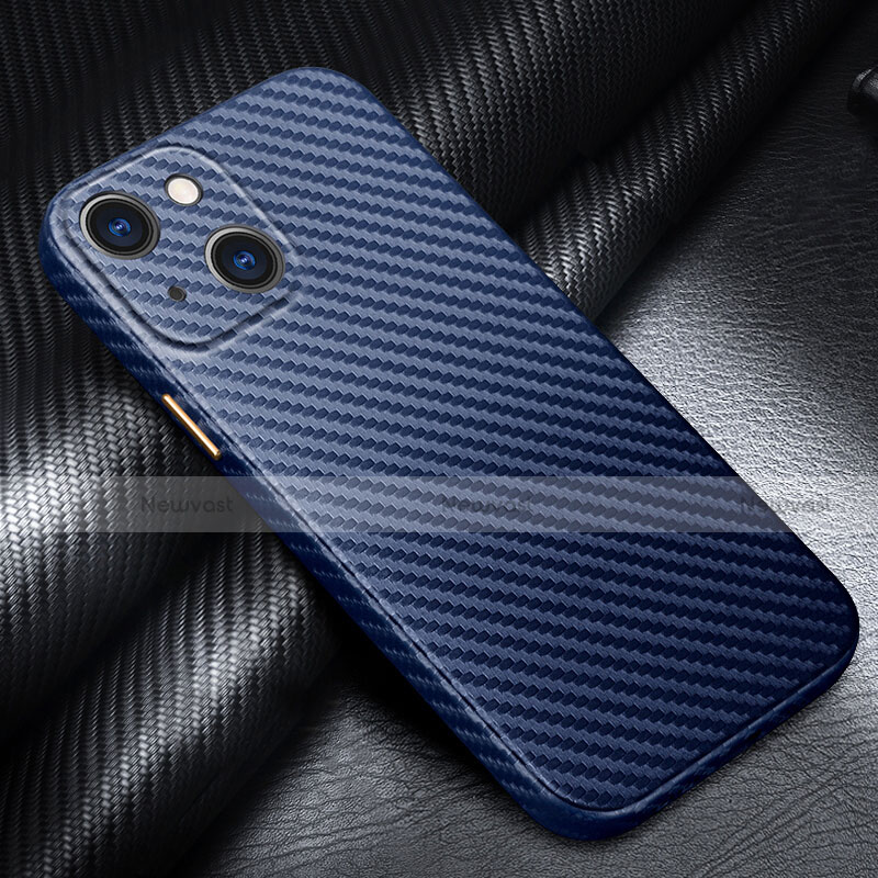 Luxury Carbon Fiber Twill Soft Case Cover for Apple iPhone 14