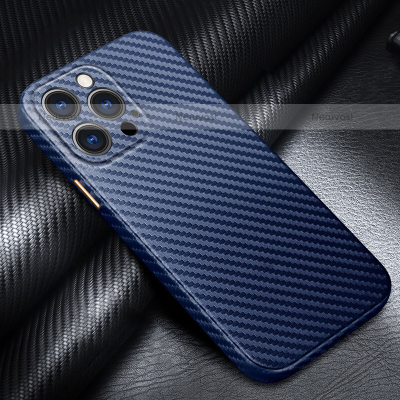 Luxury Carbon Fiber Twill Soft Case Cover for Apple iPhone 15 Pro