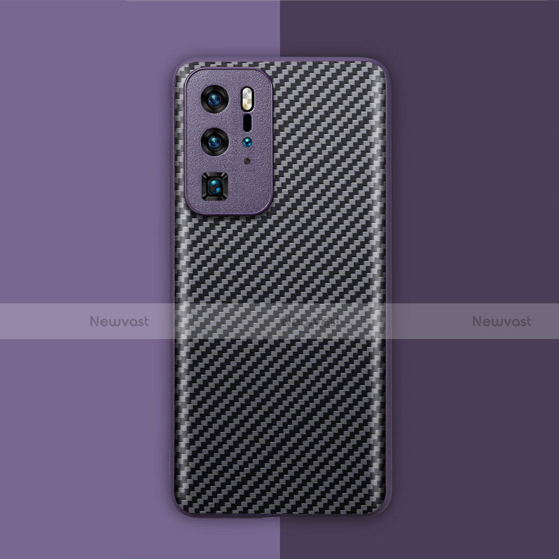 Luxury Carbon Fiber Twill Soft Case Cover for Huawei P40 Pro