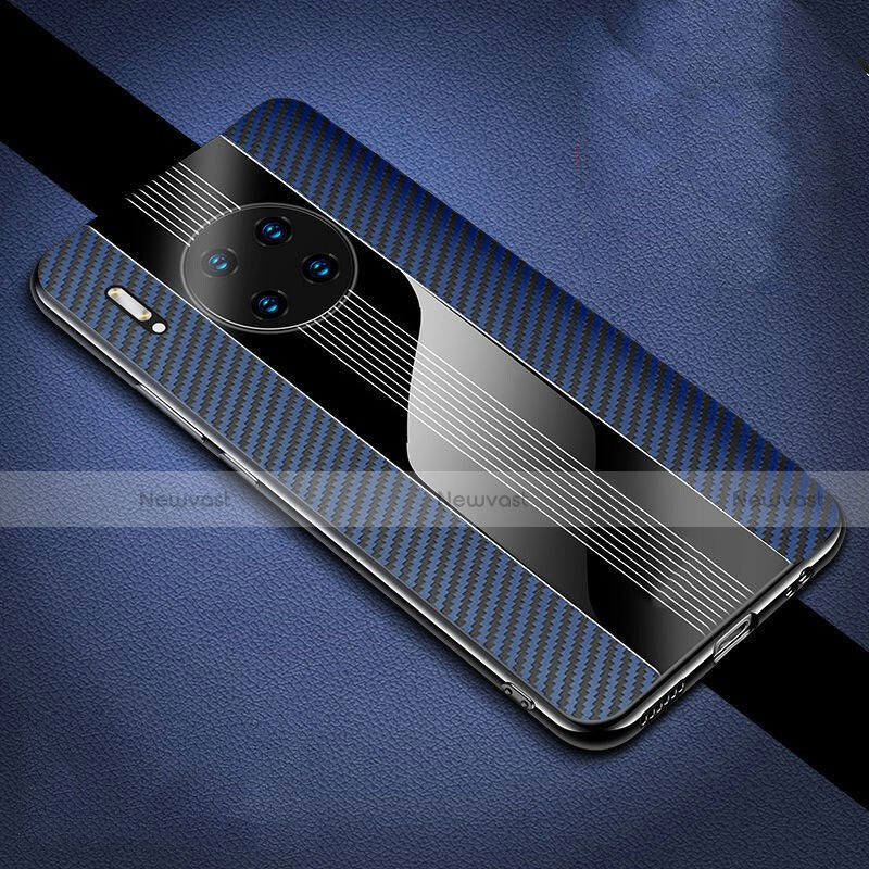 Luxury Carbon Fiber Twill Soft Case T01 for Huawei Mate 30E Pro 5G