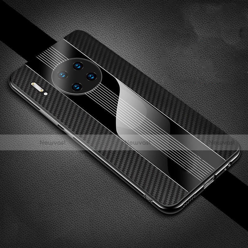 Luxury Carbon Fiber Twill Soft Case T01 for Huawei Mate 30E Pro 5G