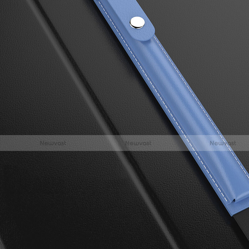 Luxury Leather Holder Elastic Detachable Cover for Apple Pencil Apple iPad Pro 9.7 Blue