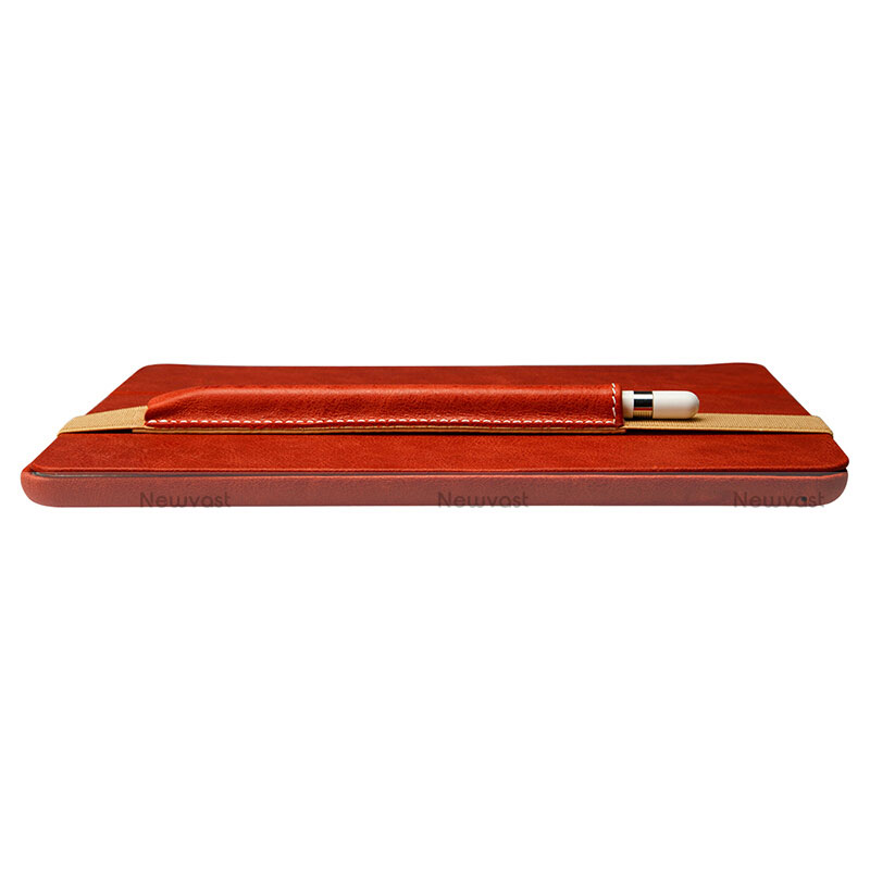 Luxury Leather Holder Elastic Detachable Cover P01 for Apple Pencil Apple iPad Pro 12.9 Red