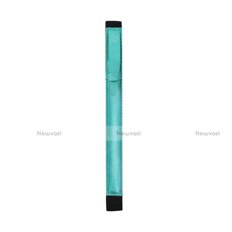 Luxury Leather Holder Elastic Detachable Cover P03 for Apple Pencil Apple iPad Pro 10.5 Green