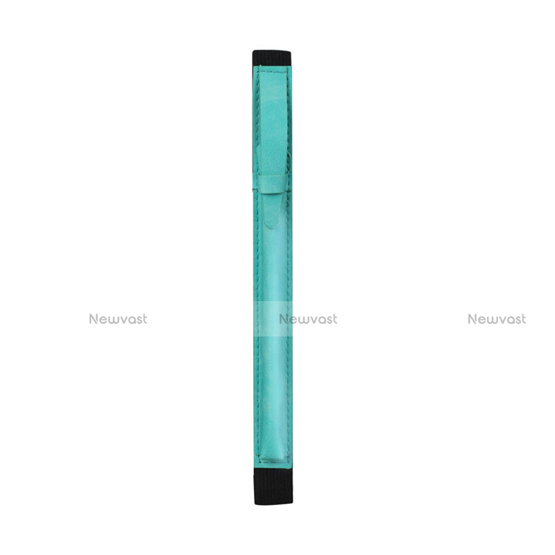 Luxury Leather Holder Elastic Detachable Cover P03 for Apple Pencil Apple iPad Pro 12.9 Green