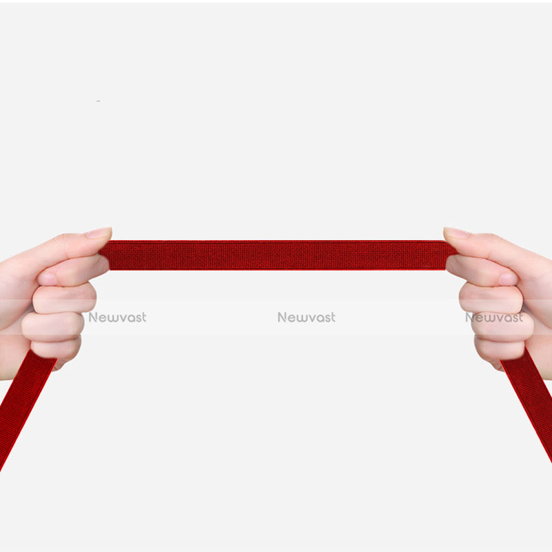 Luxury Leather Holder Elastic Detachable Cover P04 for Apple Pencil Apple iPad Pro 10.5 Red