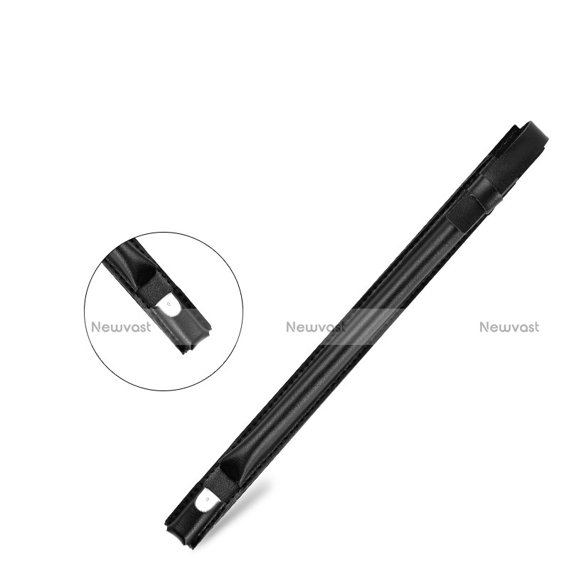 Luxury Leather Holder Elastic Detachable Cover P04 for Apple Pencil Apple iPad Pro 12.9 Black
