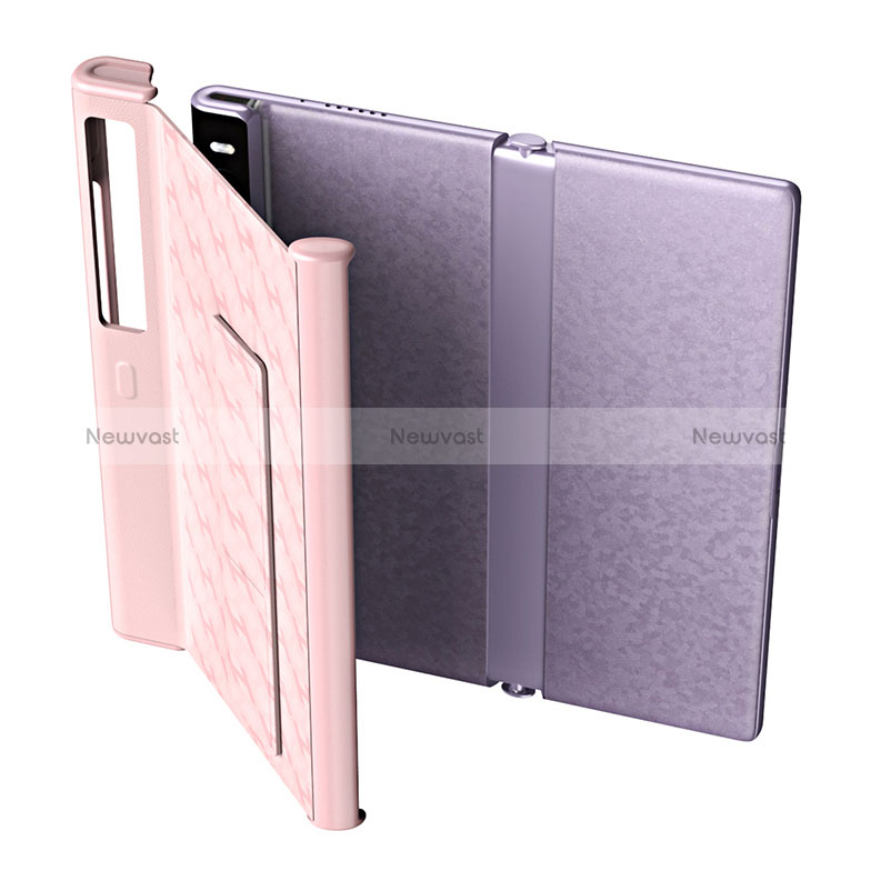 Luxury Leather Matte Finish and Plastic Back Cover Case B01H for Huawei Mate Xs 2
