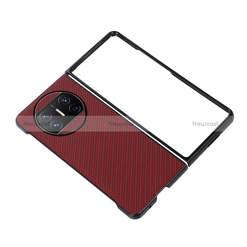 Luxury Leather Matte Finish and Plastic Back Cover Case BH2 for Huawei Mate X3