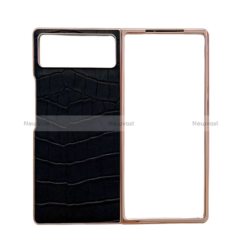 Luxury Leather Matte Finish and Plastic Back Cover Case for Xiaomi Mix Fold 2 5G