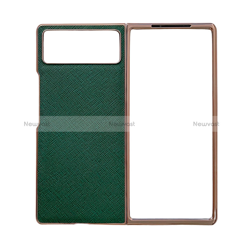 Luxury Leather Matte Finish and Plastic Back Cover Case S01 for Xiaomi Mix Fold 2 5G