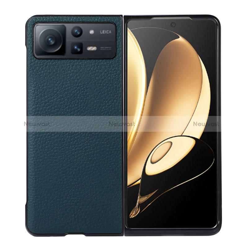 Luxury Leather Matte Finish and Plastic Back Cover Case S05 for Xiaomi Mix Fold 2 5G