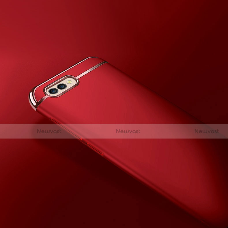 Luxury Metal Frame and Plastic Back Case for Huawei Honor 10 Red